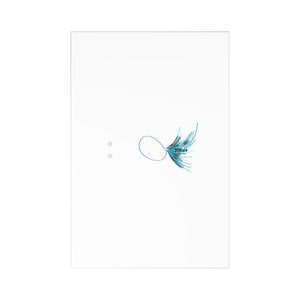blue #11 with words postcards (7 pcs)