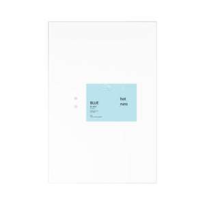 blue #1 with words postcards (7 pcs)