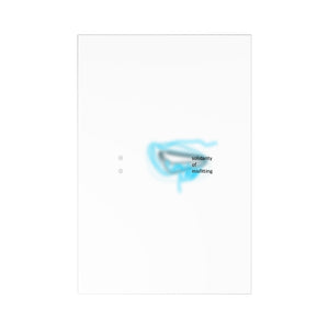 blue #16 with words postcards (7 pcs)