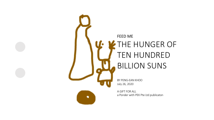 11. Feed Me THE HUNGER OF TEN HUNDRED BILLION SUNS