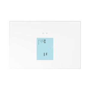 blue #1 with words postcards (7 pcs)