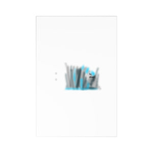 blue #7 with words postcards (7 pcs)